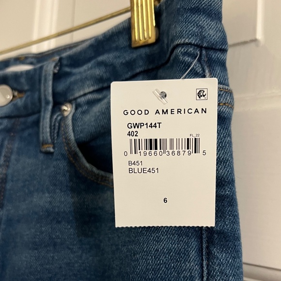 Good American Good Waist Palazzo Jeans size 6/28 - Picture 4 of 14